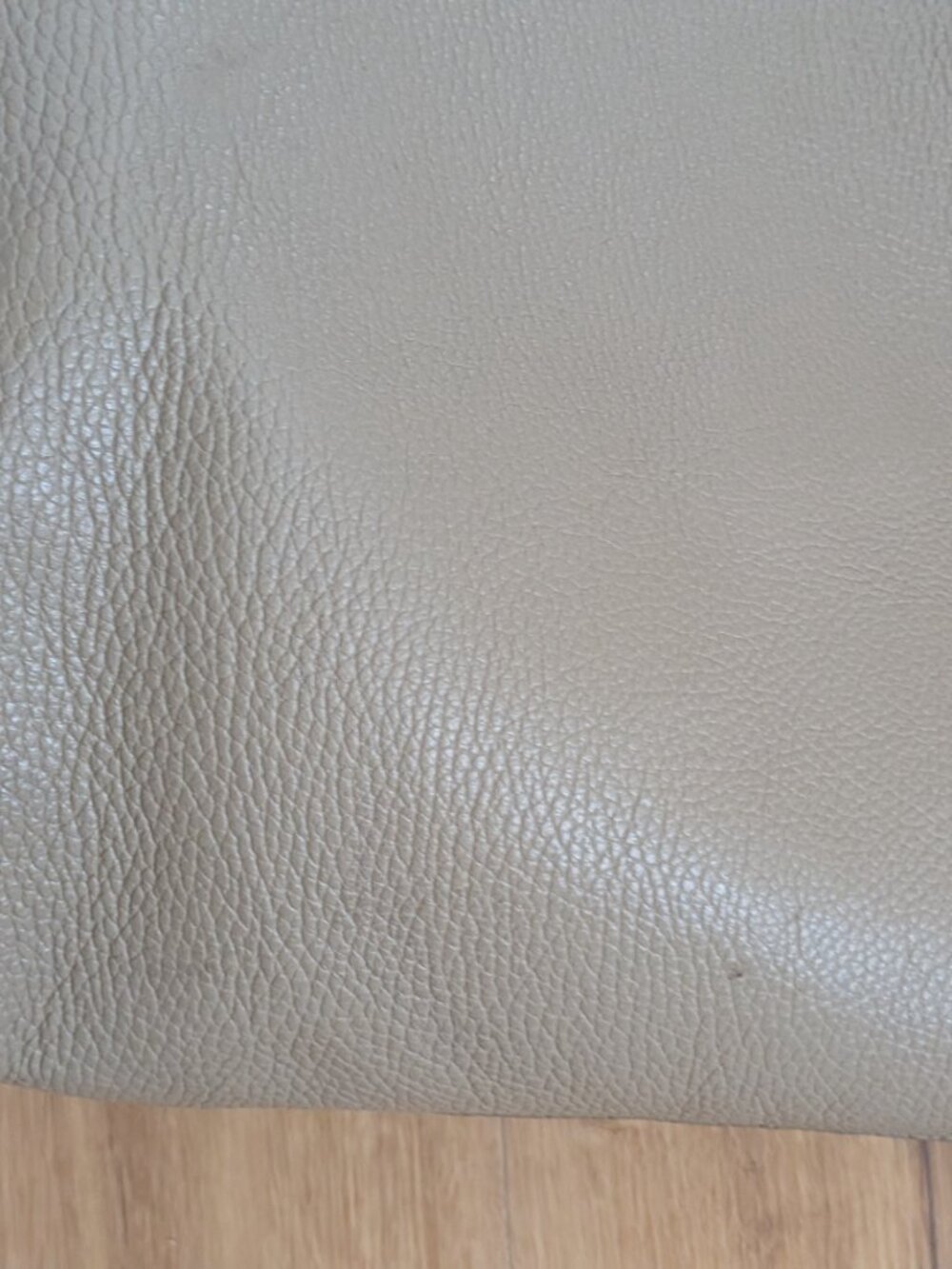 Cuyana Leather Tote Bag Taupe Pebbled Minimalist Shoulder Bag Work Everyday READ - Picture 11 of 16